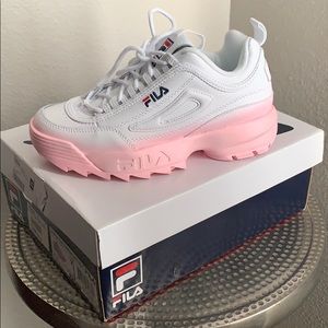 fila pink fade